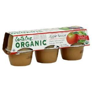 Santa Cruz Organic Applesauce Cups, Original, 6ct  Grocery 