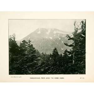   Japan Alps Kurobe   Original Halftone Print