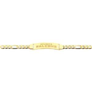   NFL Atlanta Falcons ID Figaro Chain Bracelet 7