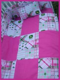 TWINS crib bedding sets mw 2 JOHN DEERE Madras fabrics  