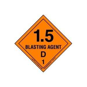  Blasting Agent 1.5 D Label, Paper, Roll of 500 Office 
