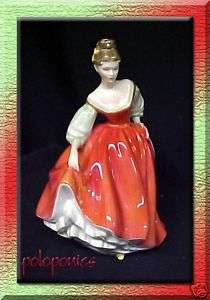 Royal Doulton Fair Lady in Red #HN2832   Retired 1996  