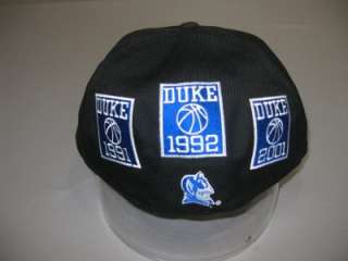 Rare New Era Duke Champs Banner Fitted Hat Cap Sz 7 1/8  