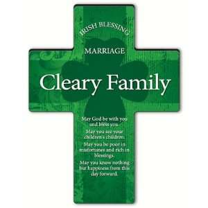   Blessing Shamrock Cross   Irish Marriage Blessing