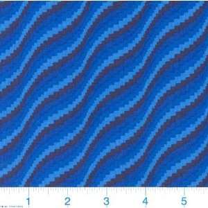   Bargello Bliss Waves Cobalt Fabric By The Yard Arts, Crafts & Sewing