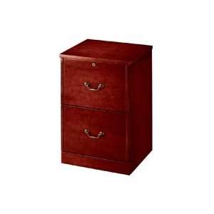   421979 2 Draw Vert File 27.5x16.75x18 Med Cherry Ea from Office Depot