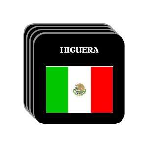  Mexico   HIGUERA Set of 4 Mini Mousepad Coasters 