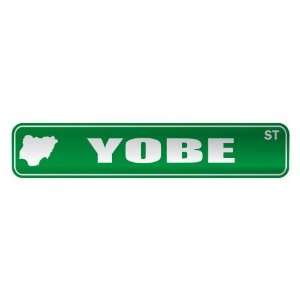  YOBE ST  STREET SIGN CITY NIGERIA