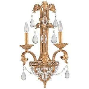  Delilah Collection 24 High Two Light Wall Sconce