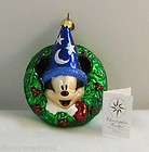 Disney SORCERERS APPRENTICE WREATH Mickey RADKO Christ