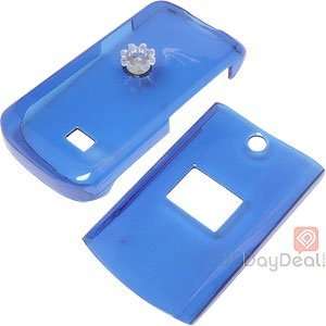 Clear Blue Shield Protector Case w/ Belt Clip for ZTE C88 