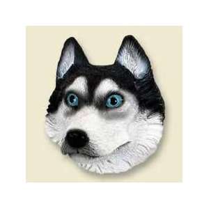 Husky Blk/Wht Blue Eye Doogie Head