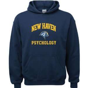New Haven Chargers Navy Youth Psychology Arch Hooded Sweatshirt