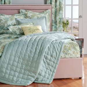  Blue Psley Blue Bel Air Paisley Coverlet   Twin
