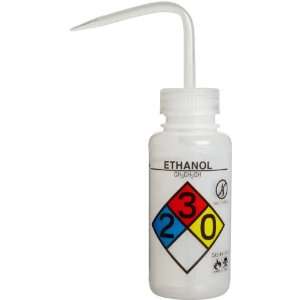 Scienceware 118080019 4 Color Wash Bottle, Ethanol, Safety Vented 