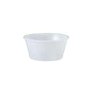  Plastic Souffle Portion Cups Clear 2 Oz.   Case RPI 