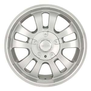  18 Inch 18x8.5 Dip wheels D10 Silver w/ Machined Lip 