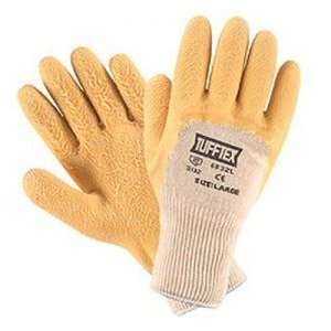   Palm Coated Rubber Textured Knitwrist Glove   Small