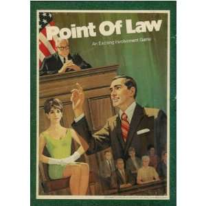  Vintage 1972 POINT OF LAW BOARDGAME 