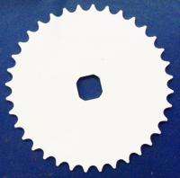 BLUE/WHITE BMX BIKE CHAIN RING BICYCLE PARTS 308  