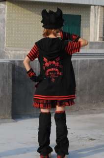 Nana Dolly Punk Rock Nana Mini Skirt+leg warmer Red  