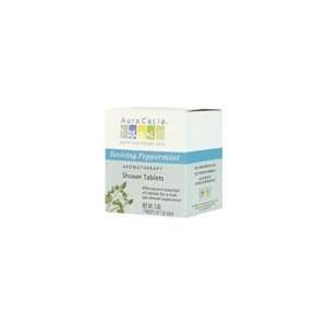  Aura Cacia Reviving Aromatherapy Shower Tablets Peppermint 