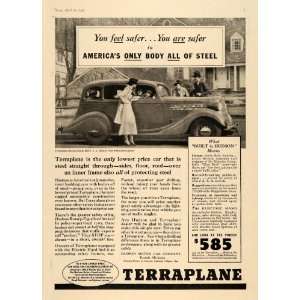  1935 Ad Terraplane Hudson Motor Car Detroit Pricing 