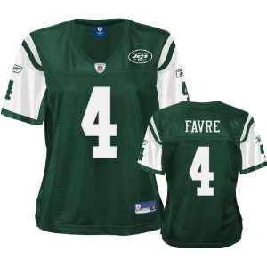  Brett Favre Green Reebok Premier New York Jets Womens 