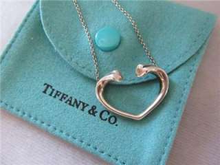 Tiffany & Co. Paloma Picasso Open Heart Necklace Lg.  