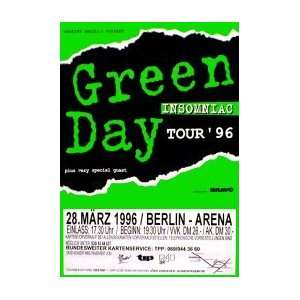  GREEN DAY Insomniac Tour Berlin 28th March 1996 Music 