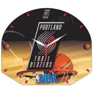   NBA 13 High Def Plaque Clock   Portland Trail Blazers