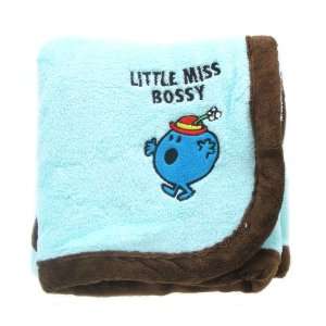 Lilttle Miss Bossy Baby Girl Children Fleece Plush Coral Blanket by Mr 