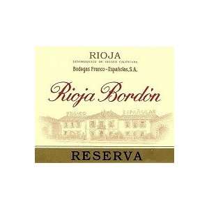  Rioja Reserva Rioja Bordon 2006 750ML Grocery & Gourmet Food