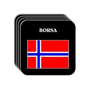  Norway   BORSA Set of 4 Mini Mousepad Coasters 