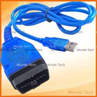 USB VAG COM OBD II KKL 409.1 Diagnostic Cable Interface  