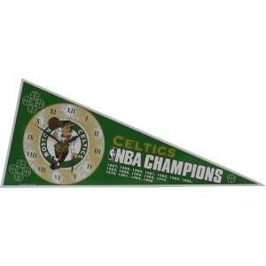 Boston Celtics Champions Pennant Clock *SALE*  Sports 