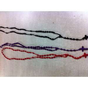  Knotted Rosary Spiritual Necklace (3pcs) 