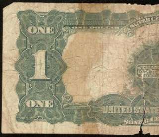   1899 $1 DOLLAR BILL SILVER CERTIFICATE BLACK EAGLE BANK NOTE  