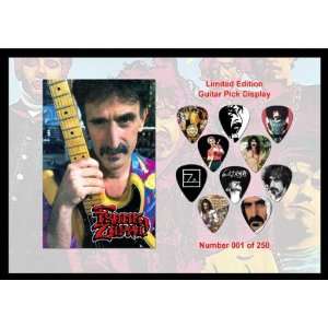  Frank Zappa Premium Celluloid Guitar Picks Display Large 