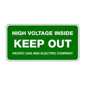 High Voltage Sign  Industrial & Scientific