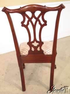 20687 Set of 6 STATTON Cherry Chippendale Dining Chairs  