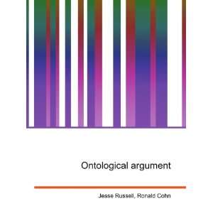  Ontological argument Ronald Cohn Jesse Russell Books