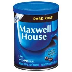 Maxwell House Dark Roast Dark Ground Coffee 11 oz (Pack of 12)  
