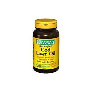  Norwegian Cod Liver Oil   Source of Vitamins A & D, 100 