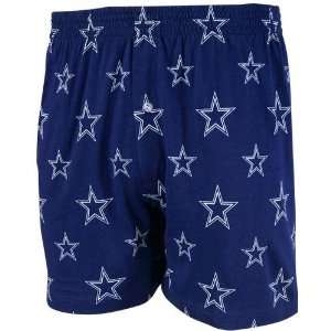  Dallas Cowboys Navy Blue Tandem Boxer Shorts Sports 