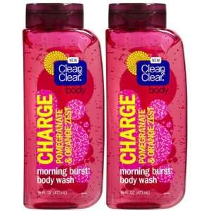  Clean & Clear Morning Burst Charge Body Wash, Pomegranate 
