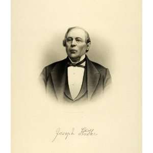  1895 Steel Engraving Portrait Joseph Stadler Milwaukee 