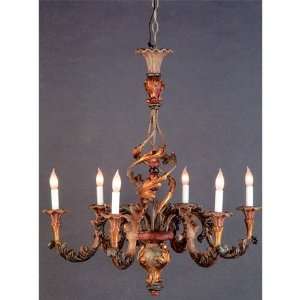  Bradburn Gallery Pastel Plume Chandelier