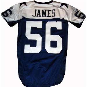Bradie James #56 Cowboys Game Issued Navy Throwback Jersey(Tagged 2006 