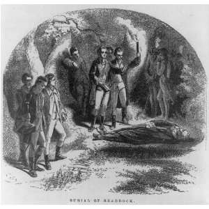  Burial of General Braddock,George Washington